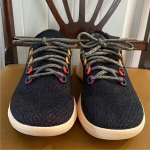 Allbirds Tree Dasher Comfort Running Shoes Navy Blue Colorful Eyelets